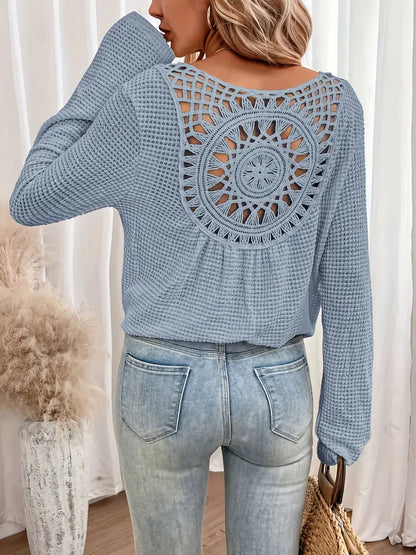 Mila | Elegante Bluse im Ibiza-Stil mit V-Ausschnitt